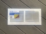 14"X6" White Duct Opening Selkirk Return Air Grille Steel Finish Brand New. Fixed Price $14.20.