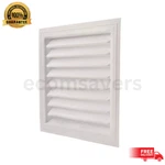 12" X 18" Plastic Wall Louver Static In White - Efficient Ventilation. Fixed Price $17.46.