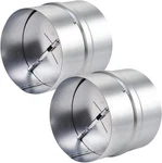 Soujoy 2 Pack 4 Inch Backdraft Damper Duct, One-way Airflow Silver. Fixed Price $24.64.