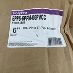 Duravent 6PPS-6PPM-06PVCC Dia Poly Pro To Adapter New. Fixed Price $49.00.
