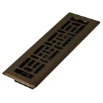 Decor Grates AJH212-RB Floor Register 3.75 X 13.5, Rubbed Bronze, Plated Steel. Fixed Price $17.98.