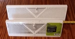 2 Everbilt Baseboard Diffusers. One Is 15". Other Measures 18". Open Box. Fixed Price $12.99.