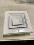 Everbilt EA504M06X06 6"X6" 4-WAY Aluminum Ceiling Diffuser, White. Fixed Price $34.65.