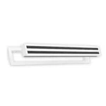72" Linear Triple Diffuser (3 Slot) White Decorative Air Vent. Fixed Price $49.99.
