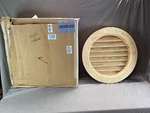 Ekena Millwork Gable Louver Vent Functional 20 Round Unfinished Wood - Read. Fixed Price $150.00.