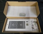 Howeall HW-410-WT-VFSR White Watts Smart Register Booster Fan 4"X10". Fixed Price $35.00.
