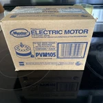 New Master Flow PVM105 Electric Motor For Power Vents HI22 GM30 VSR300 PG2 PR2D. Fixed Price $32.99.
