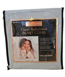 Duvet Cover Full Queen Mint Green Classic Basketweave Home Collection New Nip. Fixed Price $15.95.