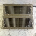 Vintage Hart & Cooley Vent Register Cover Set Piece 4X12 Brown Metal 421 10719. Fixed Price $23.99.