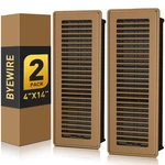 Byewire Register 4X14, Adjustable Vent Covers For Home Floor, Wall,. Fixed Price $22.99.