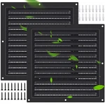2 Pcs Aluminum Attic 10" X Shed Vents Gable For Houses Wall Ve.... Fixed Price $34.57.