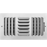 Everbilt 12 In. 6 3-WAY Fixed Curved Blade Wall/ceiling Register. Fixed Price $17.03.