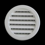 5 - 3" White Round Plastic Louver Soffit Air Vent Reptile Screen Grille Cover. Fixed Price $6.00.