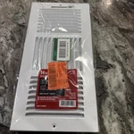 New!! Everbilt 14 In. X 6 3-WAY Steel Wall/ceiling Register White. Fixed Price $6.79.