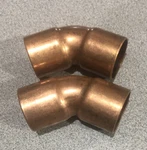 (2 Pack) Nibco Inc 3/4 X Sweat Copper 45 Degree Elbow. Fixed Price $9.95.