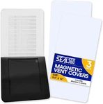 SEAL360 Magnetic Vent Covers (3-PACK), Pockets For Complete Seal, 9.5" X 12" (wh. Fixed Price $27.40.