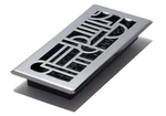 ADH410-C Art Deco Floor Register 4X10 Chrome. Fixed Price $21.21.