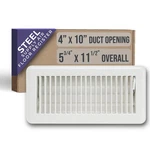 Fits 4X10 And 10X4 Duct Opening Floor 4" 10" Size Pack ,. Fixed Price $26.99.