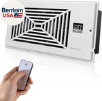 Quiet Register Booster Fan Fits 4" X 10" Holes, 10-SPEED Smart Heating. Fixed Price $66.28.