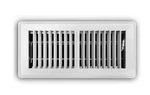 Everbilt 4 In. X 10 White Steel Floor Register (2-PACK) 2-WAY Airflow Easy. Fixed Price $25.00.