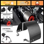 Universal Air Intake Filter Cover Heat Shield - Stainless Steel & Carbon Fiber,. Fixed Price $39.99.