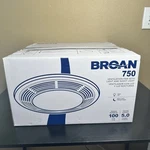 Broan Nutone 750 Fan/light 100 Cfm 5.0 Sound Round Bath Ventilator. Fixed Price $185.00.