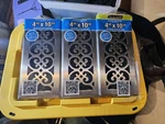 3 Pack Decor Grates SPH410-NKL-MP In. X Steel Floor Register New. Fixed Price $30.00.