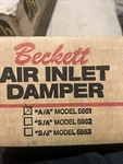 Beckett Air Inlet Damper M/n A/A5861. Fixed Price $70.00.