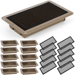 Vihose 20 Pcs Floor Vents Register 4 X 8 Inch Magnetic Screen Cover Set. Fixed Price $86.65.