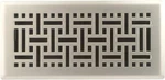 Floor Register 4 X 10 - Decor Vent Cover For Home Heavy Duty Metal Design Wi. Fixed Price $21.85.