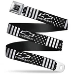 Motors Belt, Seatbelt Buckle Chevrolet Bowtie Americana Stars And Stripes. Fixed Price $68.94.