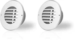 Ac Infinity Wall-mount Grille Vent For 4-INCH Ducting, White Metal, Heating. Fixed Price $65.72.