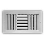12 In. X 6 3-WAY Aluminum Adjustable Curved Blade Wall/ceiling Register. Fixed Price $28.99.