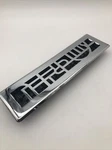 Decor Grates 4"X12" Art Steel Plated Vent Floor Register Brushed Nickel New. Fixed Price $15.95.