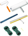 Qwork Self-levelling Cement Tool Kit, Floor Construction Roller Spike Shoes,.... Fixed Price $69.78.