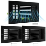 Zonon 3-PCS 6X10" Metal Ceiling Hvac Air Vent Covers 3-WAY Sidewall. Fixed Price $57.45.