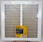 Everbilt Air Return 12 X Grille White Paintable Sku 329 856 Steel. Fixed Price $8.99.