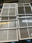 Lot Of 10: Hart Cooley 672-14X10 Return Air Grille Inches White. Fixed Price $49.99.