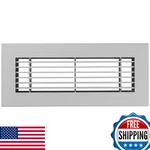 Shoemaker Mfg Cement Gray 4X12 Premium Modern Aluminum Floor Grille. Fixed Price $101.83.