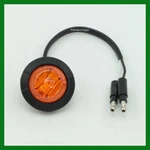 Maxxima Marker Clearance 6 Led Light 1-1/4" Round Amber Grommet Mount. Fixed Price $12.25.