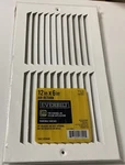 Everbilt 327744 12" 6" Sidewalk Ceiling Air Return E170 12X06 White Vent Grate. Fixed Price $9.99.