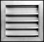 10"W 10"H Aluminum Exterior Gable Louver Vent For Walls & Crawlspace - Weather. Fixed Price $80.15.