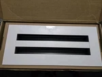 Fa-star 12X4 Linear Slot Air Vent Cover White Aluminum Ceiling Wall Register. Fixed Price $24.99.
