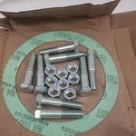 FNWNBGZ1NAR6X Flange Accessory Pack 8" Zn 1/16 Set Nut Bolt Gasket Kit. Fixed Price $19.99.