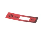 Vulcan 00-428906-00001 Overlay Label Red/white Commercial Appliance. Fixed Price $58.19.