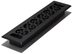 ST214 Scroll Design Floor Register, 2X14, Textured Black. Fixed Price $21.87.