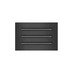 Buildmart - 10X6 Modern Vent Cover Decorative Black Air Standard .... Fixed Price $65.46.