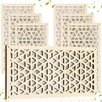 Chunful 6 Pcs Wood Ceiling Vent Covers Fit 4 X 10 Inches Decorative. Fixed Price $35.28.
