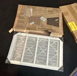 Handua 24"W X 14"H Duct Opening Size Steel Return Air Grille. Fixed Price $19.19.
