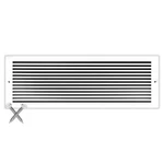 14X6 Inch Aluminum Return Grille Air Flow Linear Bar 15.875X7.875 Od. Fixed Price $47.57.